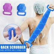 Silicone Scrubber | Single Side Bath Towel Scrubber ( Random Color )