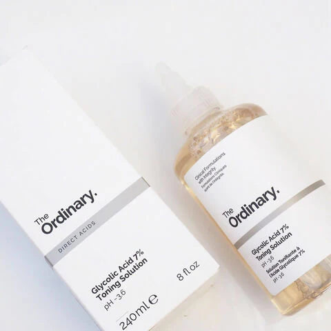 The Ordinary Glycolic Acid 7% toner | For Radiant Skin, Removes Dead Skin Cells, Brightness & smoothness, 240ml